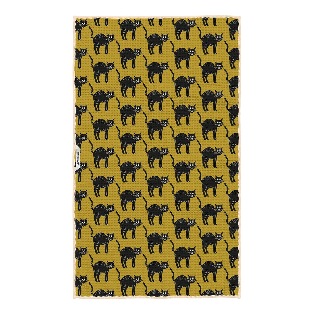 Black Cats Tea Towel