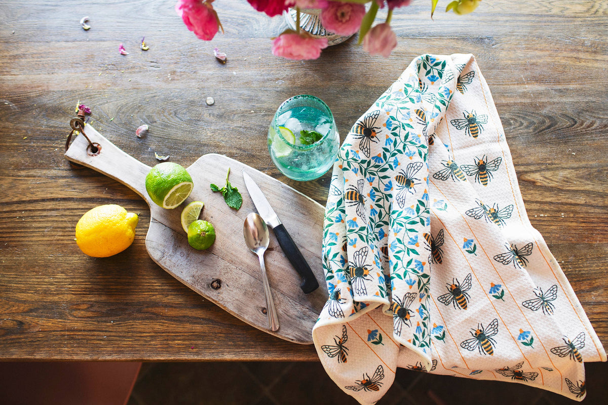 Honeybee Tea Towel