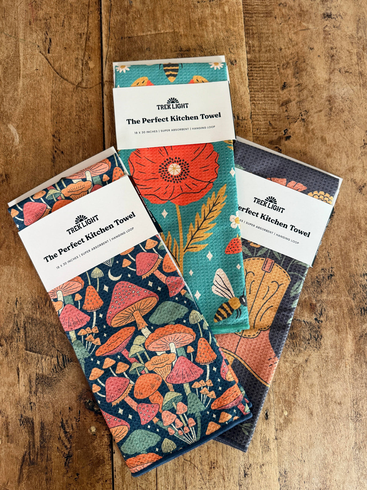 Western Bloom Boots Tea Towel