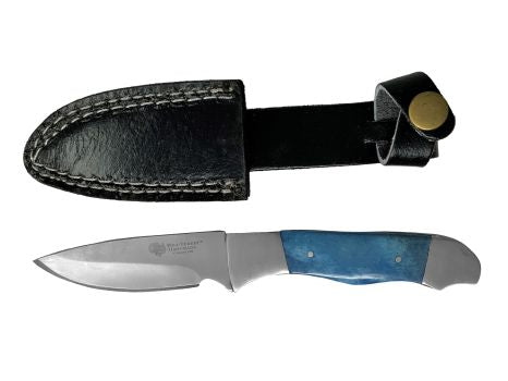 Knives - Wild Turkey Blue Pakkawood Hunting Knife