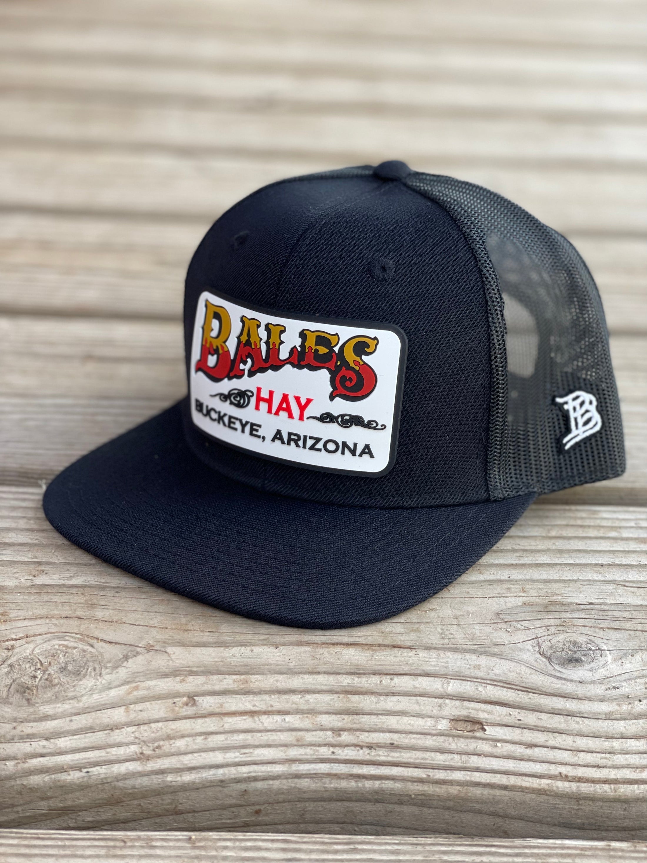 Bales Rubber Stamp Flat Bill Hat