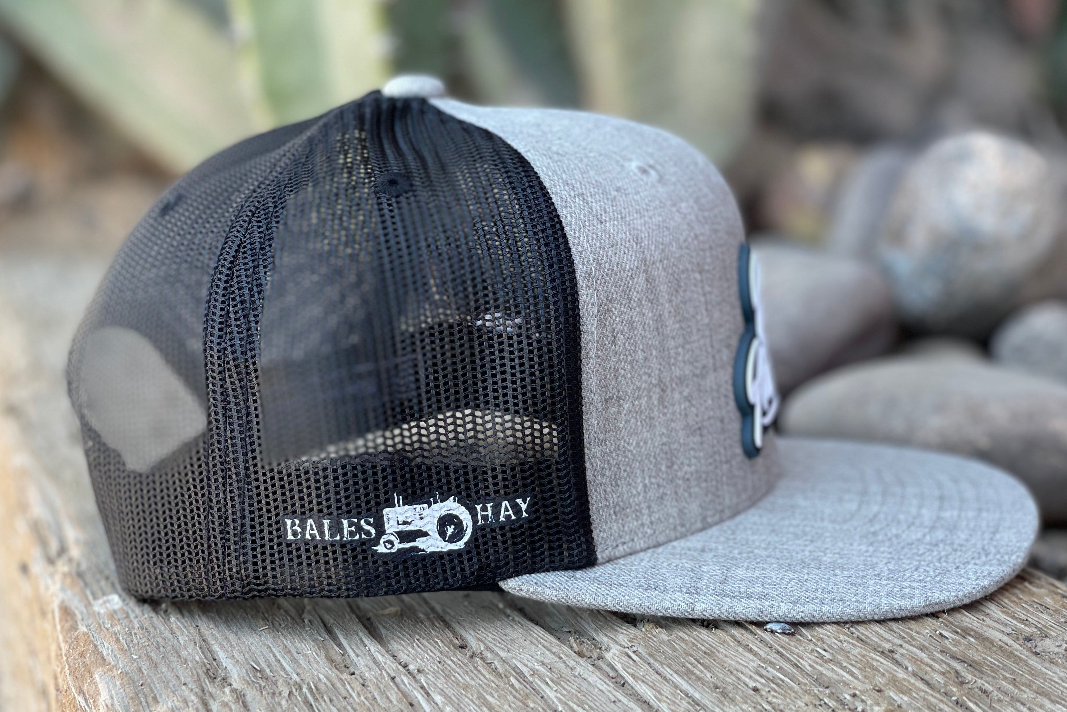 Hay Hustler Stamp Hat Flat Bill (Multiple Colors)