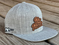 Load image into Gallery viewer, Hay Hustler Leather Patch Flat Bill Hat
