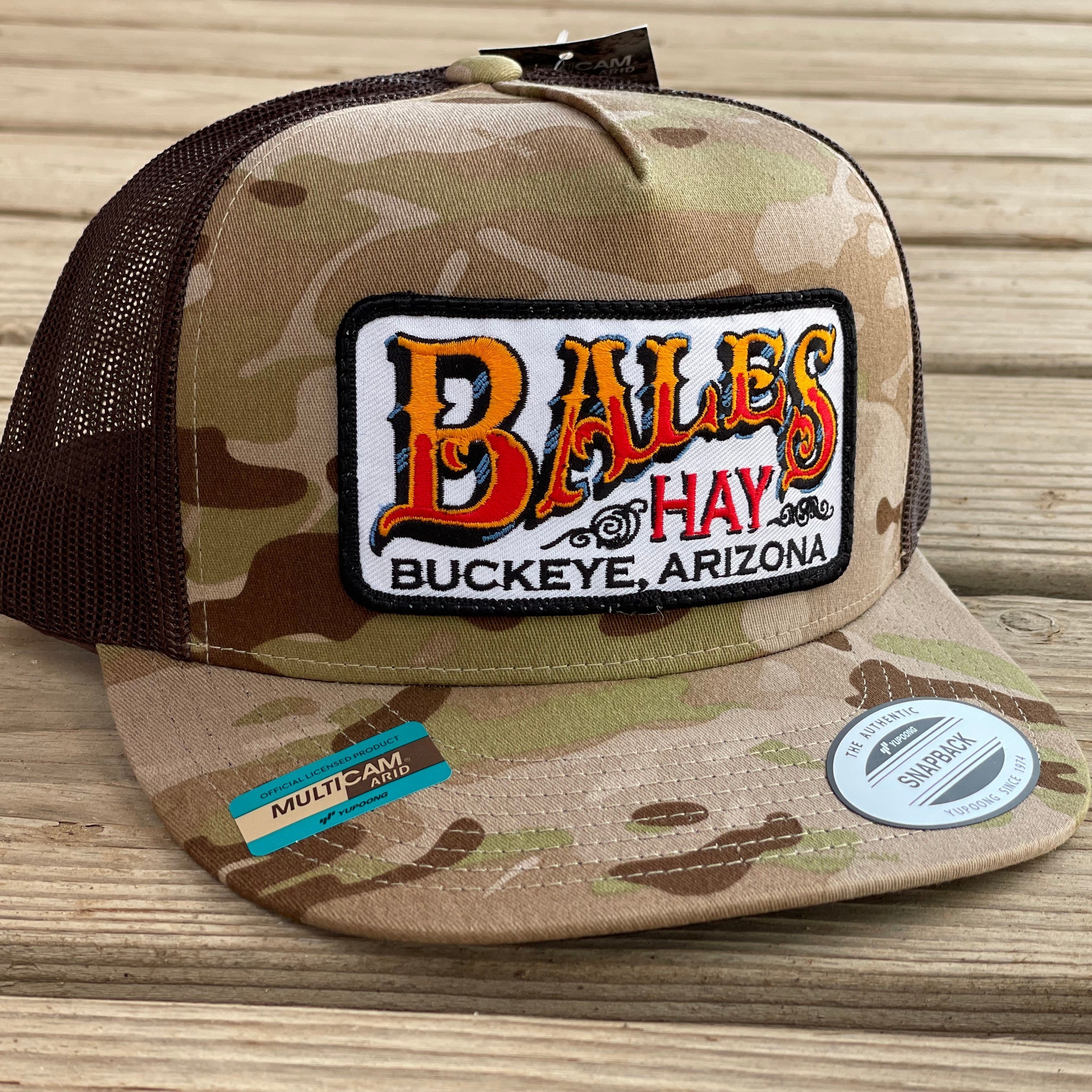 Bales Hay Logo Flat Bill Hat