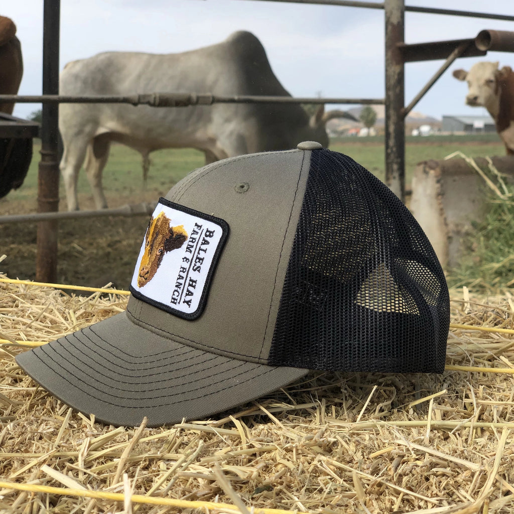 Pre Order: Bales Hay Baby Calf Patch Hat