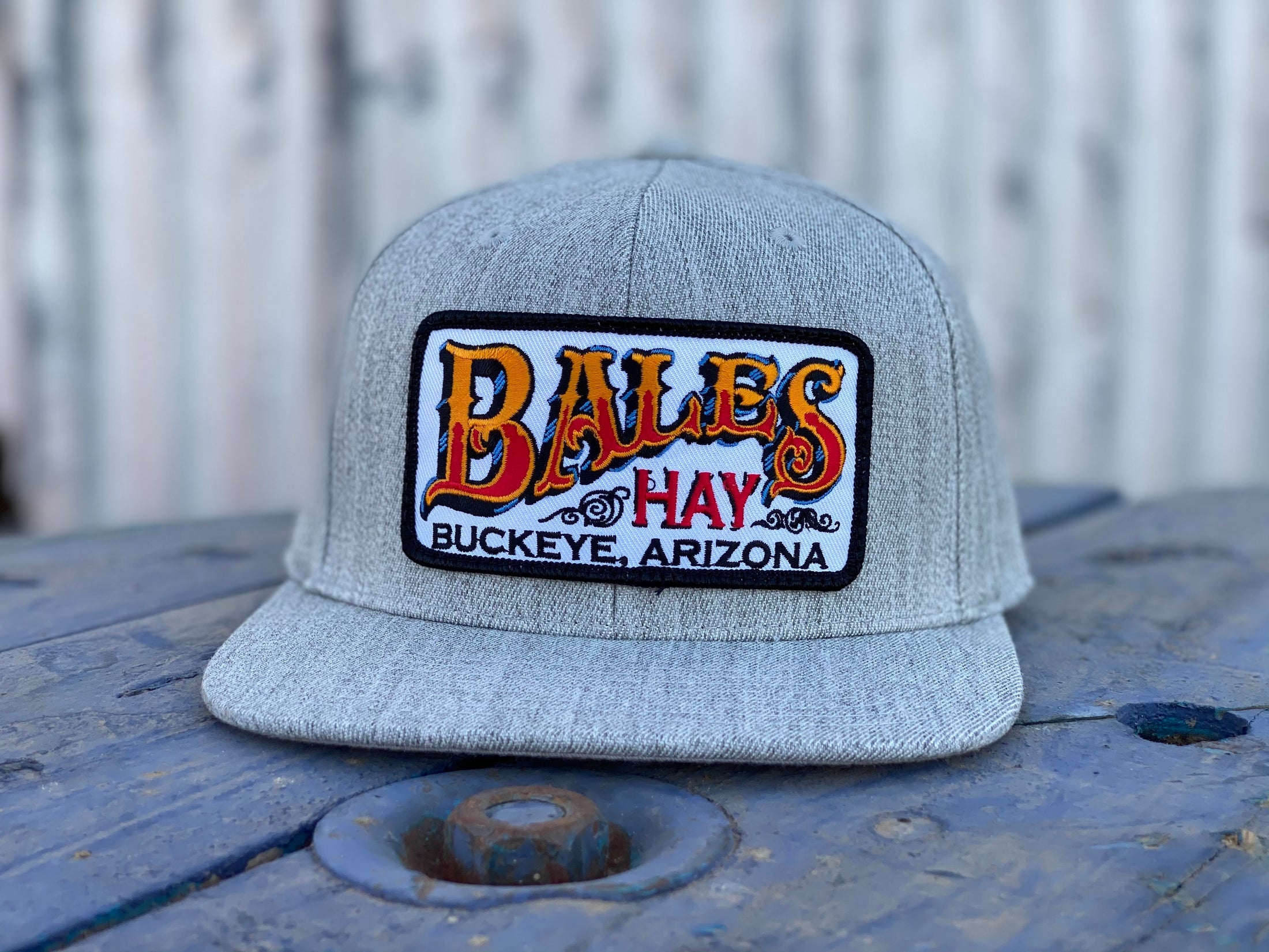Bales Hay Logo Flat Bill Hat