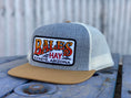 Load image into Gallery viewer, Bales Hay Logo Flat Bill Hat
