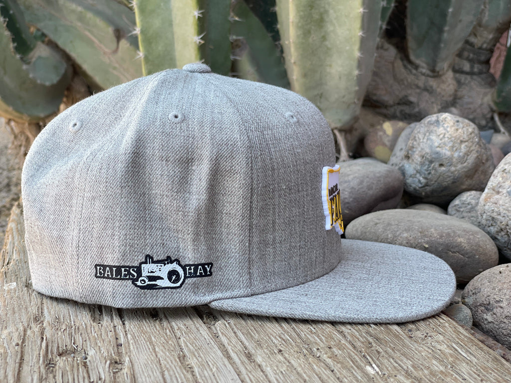 Local Farmer Stamp Flat Bill Hat