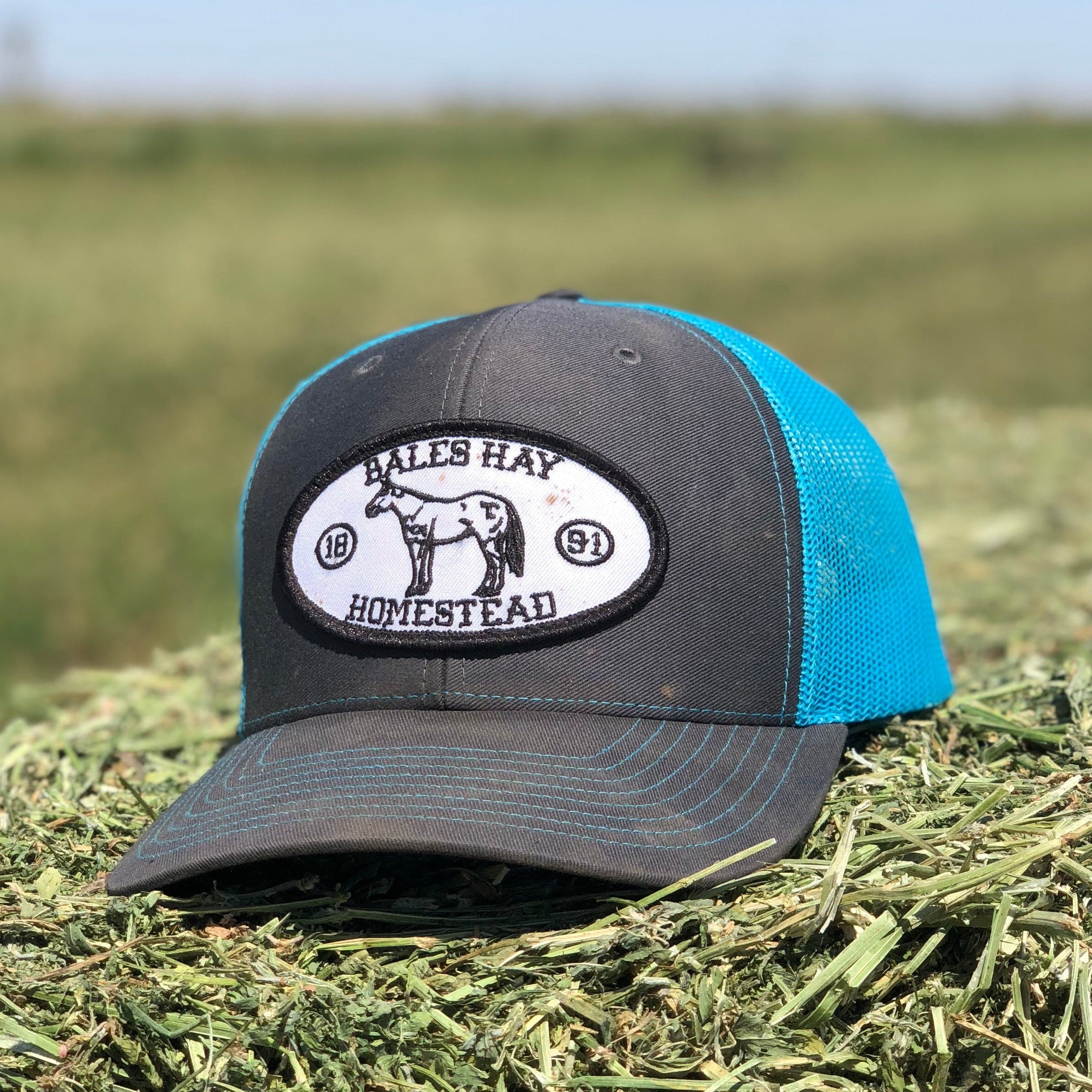 Homestead Oval Horse Patch Trucker Hat - MULTIPLE COLORS
