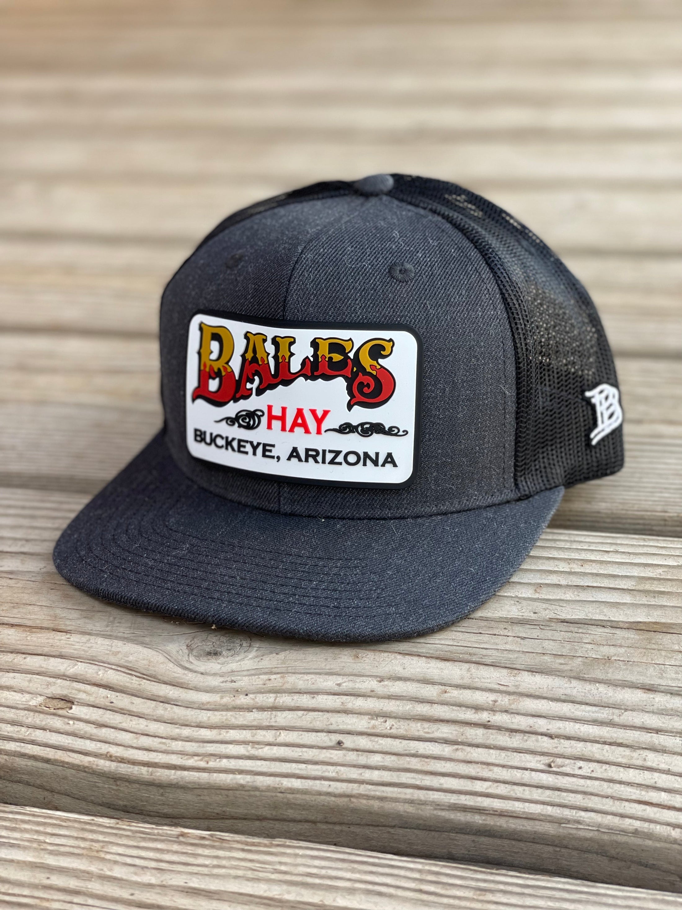 Bales Rubber Stamp Flat Bill Hat