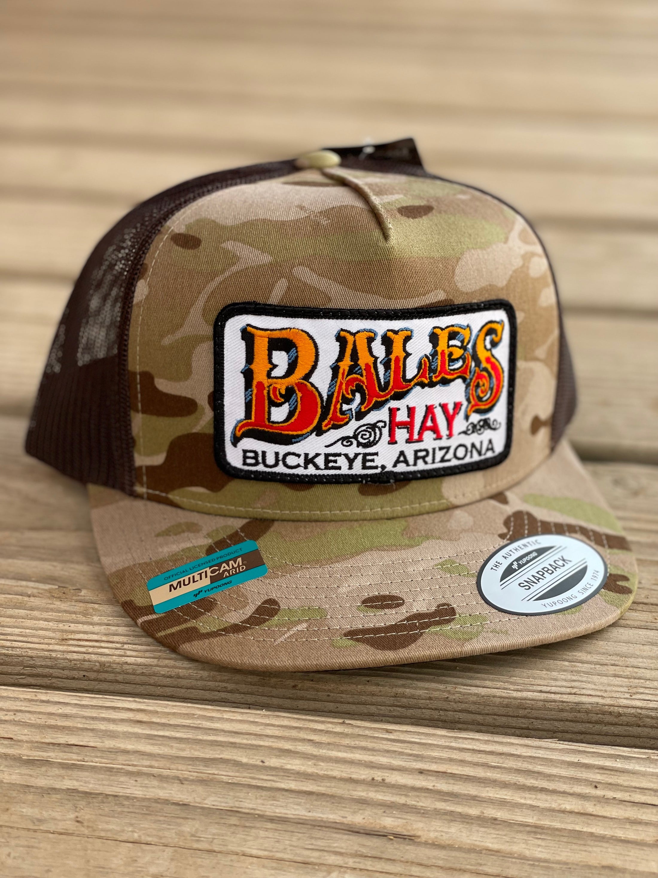 Bales Hay Logo Flat Bill Hat