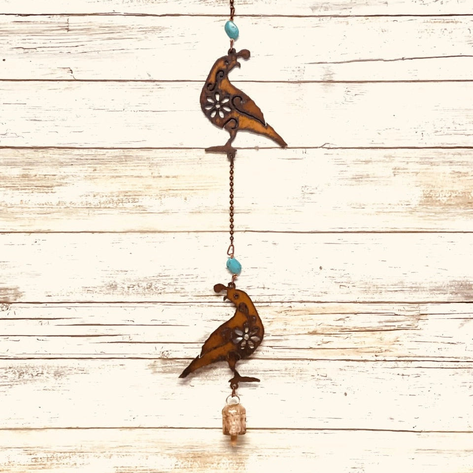 Quail Metal Garden Chime