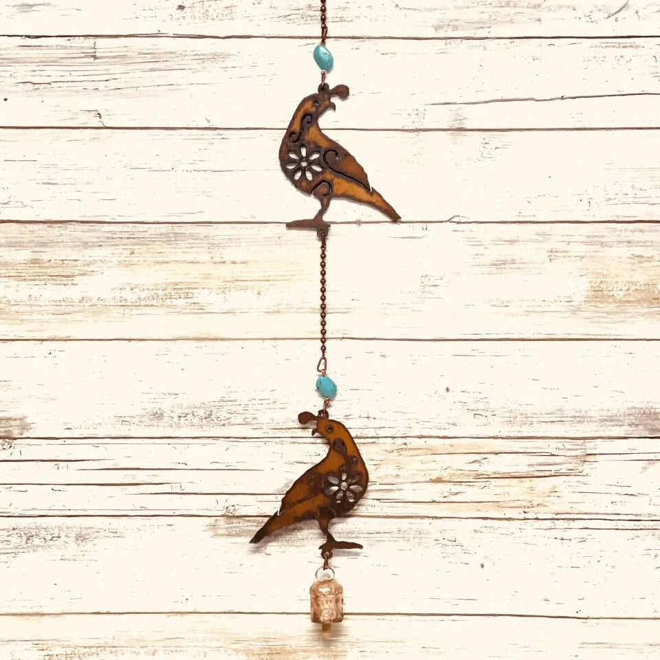 Quail Metal Garden Chime