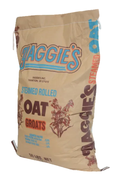 Yaggies - Steamed Rolled Oat Groats - 50#