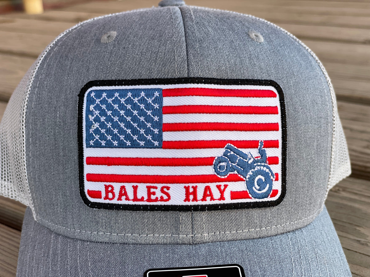 Buckin' Flag Hat - Bales Hay Sales/1891 Homestead