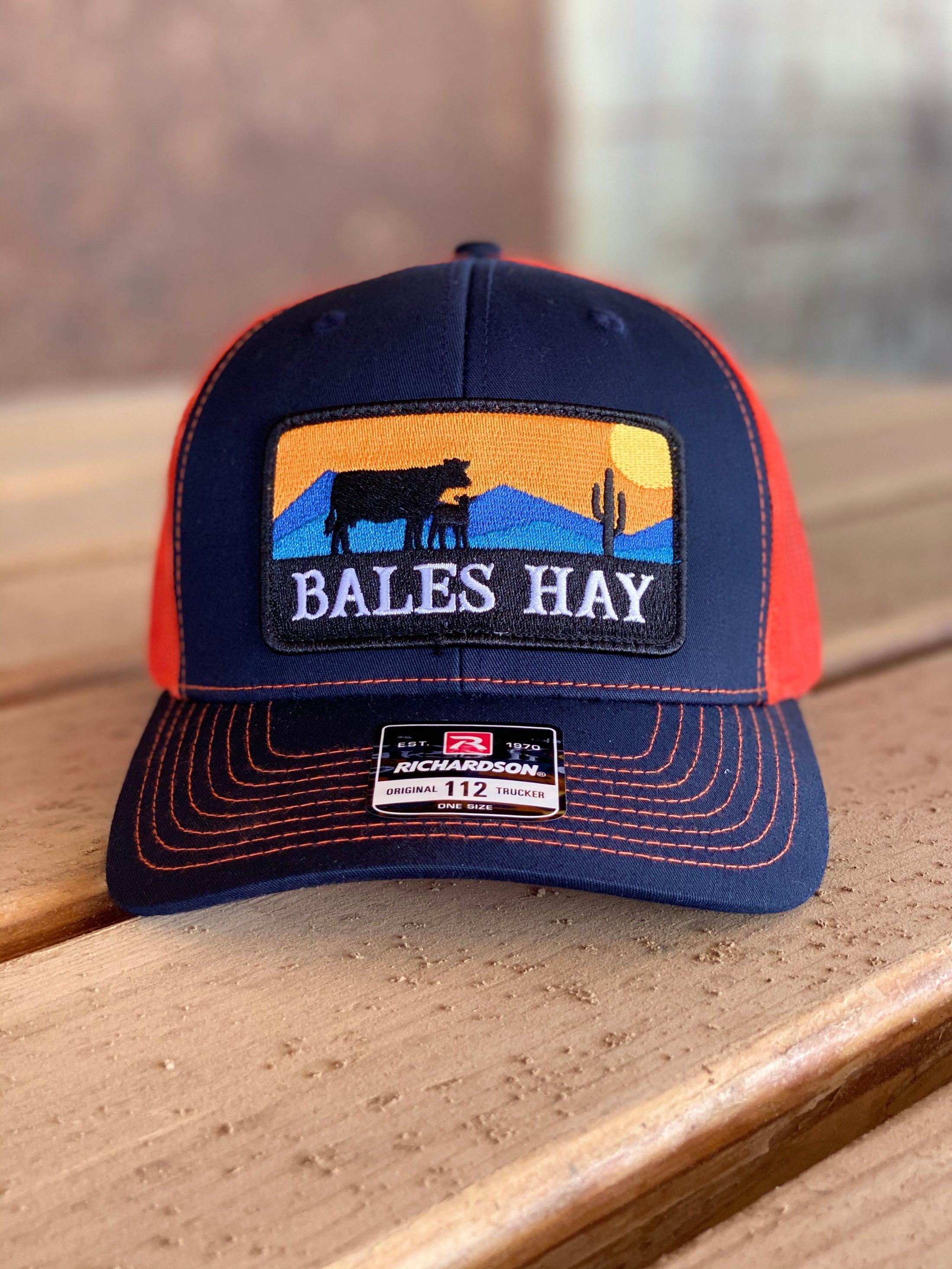 Bales Hay Sunset Patch Cow/Calf Trucker Hat [ 5 Colors ]