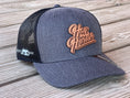 Load image into Gallery viewer, Hay Hustler Leather Patch Curve Bill Hat
