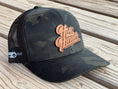 Load image into Gallery viewer, Hay Hustler Leather Patch Curve Bill Hat
