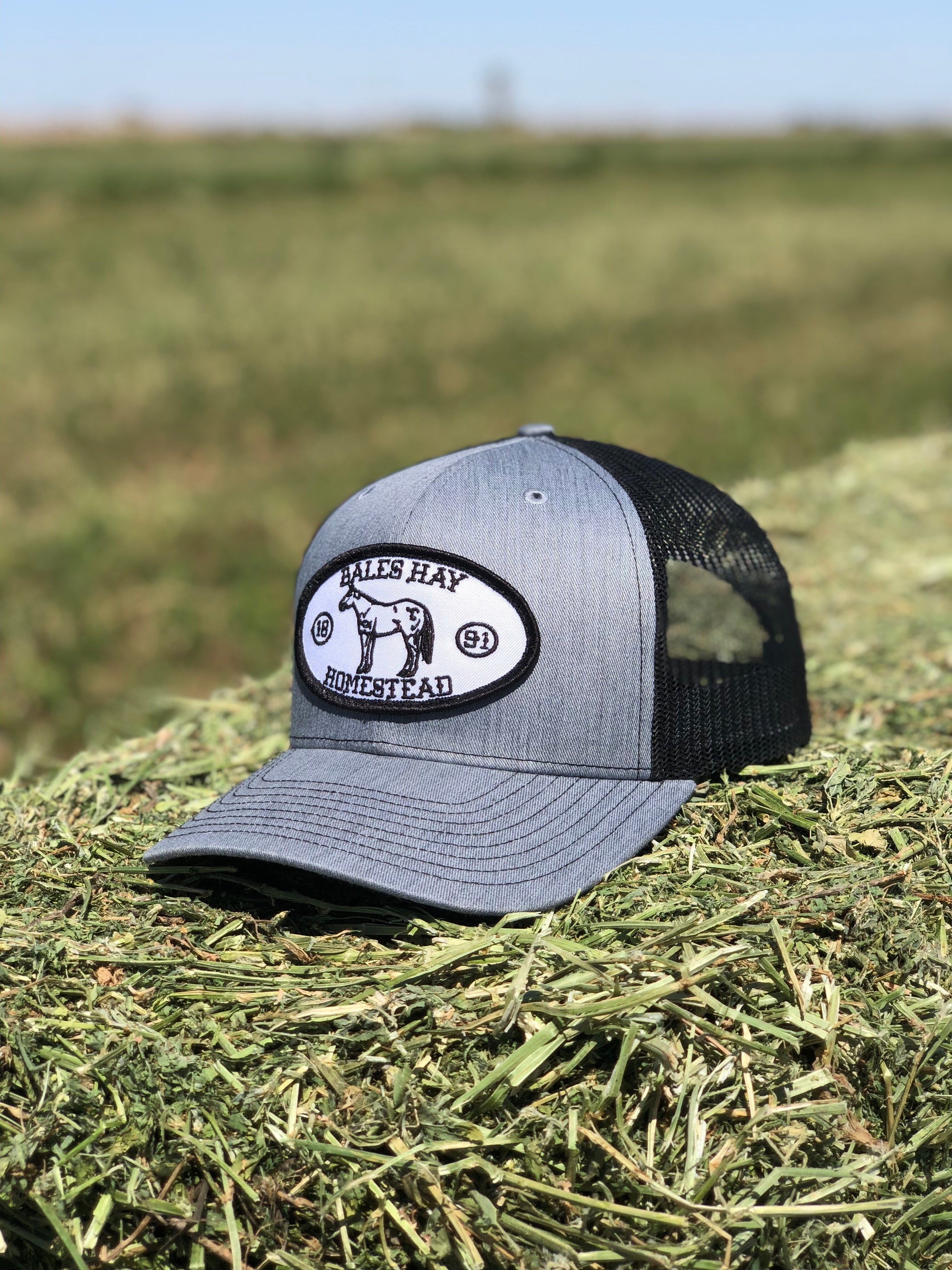 Homestead Oval Horse Patch Trucker Hat - MULTIPLE COLORS
